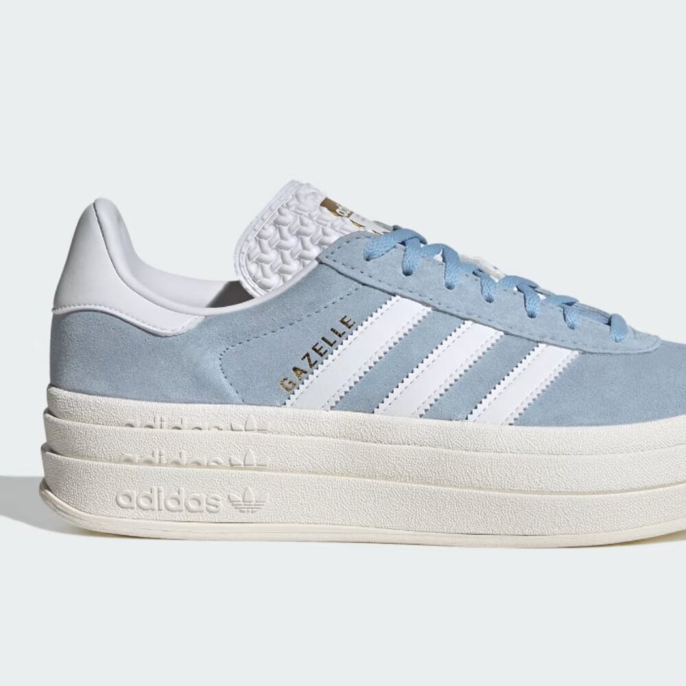 Adidas light blue gazelles size 8